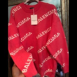 Pink Balenciaga Sweater